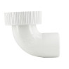 Douille Ø32 coudee 87°30 pour siphon blanc