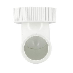 Douille Ø32 coudee 87°30 pour siphon blanc