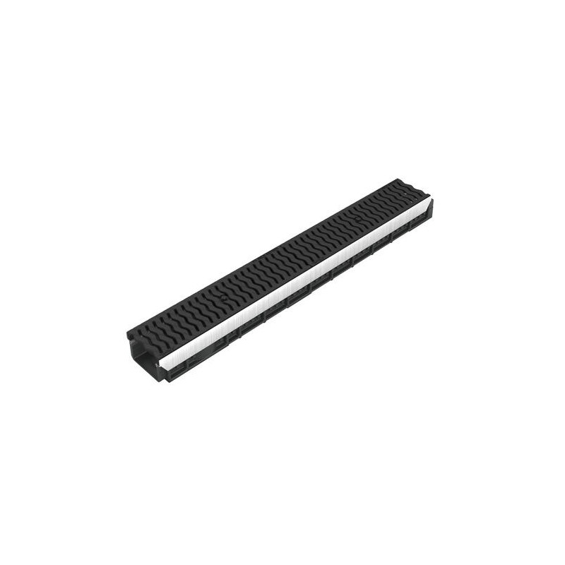 1m caniveau 100 hd prof.0 grille heel