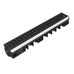 1m caniv.100 hd prof.1 grille c250 fonte