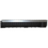 Caniveau nicoll PP dn100, l=1mtr, 130mm profondeur avec corniere acier et grille