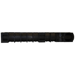 Caniveau nicoll PP dn100, l=1mtr, 130mm profondeur avec corniere acier et grille