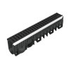1m caniv.100 hd prof.3 grille c250 fonte