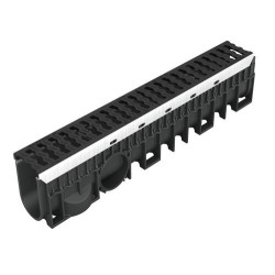 1m caniv.100 hd prof.3 grille d400 fonte