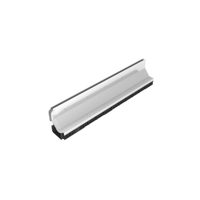 1m caniveau 200hd inox 430 fente exent