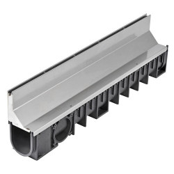 Can.100 hd inox 430 prof.2 c250 fente ex.+grille