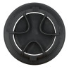 Grille et bride PVC antibactérien Anthracite avec 6 vis pour siphons gamme SITAR