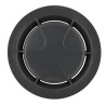 Grille et bride PVC antibactérien Anthracite avec 6 vis pour siphons gamme SITAR