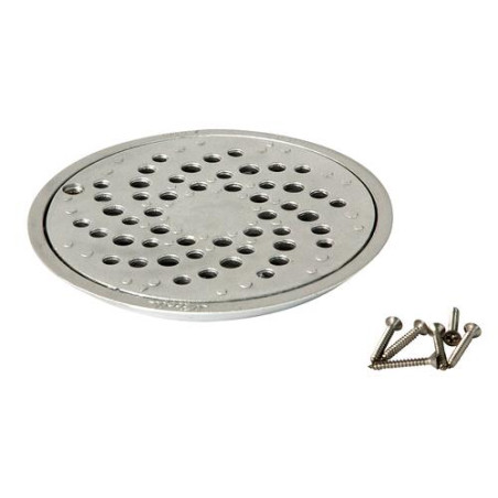Ensemble grille + 6 vis ø3,6 x 25 mm + bride aluminium
