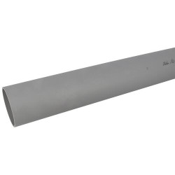 PVC tube évacuation Ø90 ep.3,0 - m/m à coller barre de 4m gris