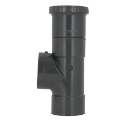 Culotte simple eaux usées à joint, angle 87°30 Chutunic® EVO
