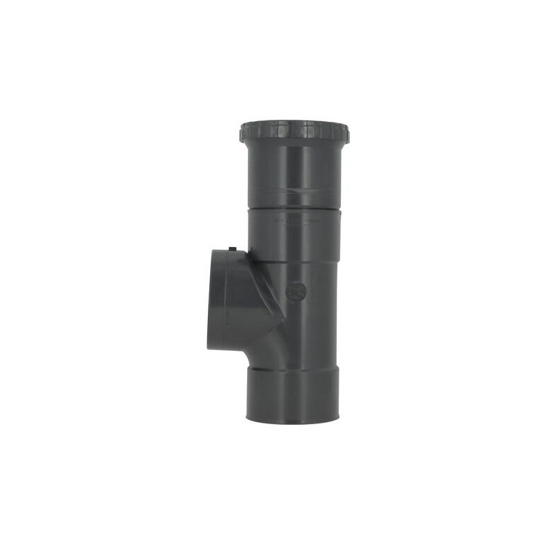 Culotte simple eaux usées à joint, angle 87°30 Chutunic® EVO