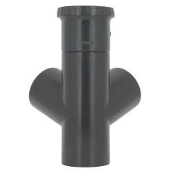 Culotte double équerre pour 2 WC, angles 67°30 Chutunic® EVO