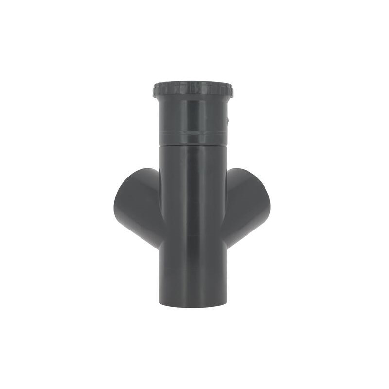 Culotte double équerre pour 2 WC, angles 67°30 Chutunic® EVO