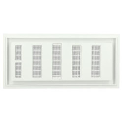 Grille mac.rect. dem. fermeture 100 m