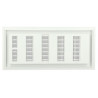 Grille mac.rect. dem. fermeture 100 m