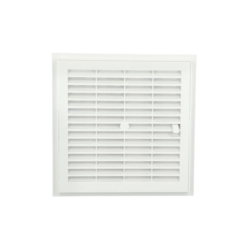 Grille mac.carrée dem. fermeture 200