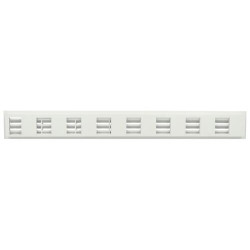 Grille men.rect.long.fermeture