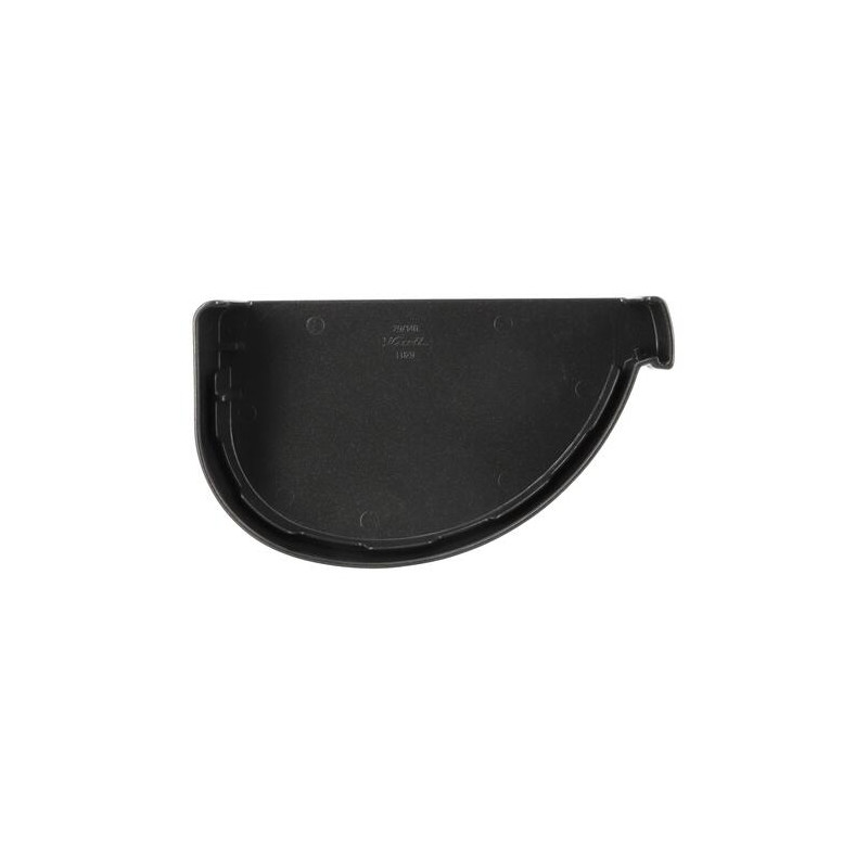 Fond de gouttière droit VODALIS® en TECHTAN®, gouttière LG29, graphite