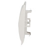 Grille de ventilation design NEOLIA® spéciale gaz, Ø 125, anthracite, en PVC