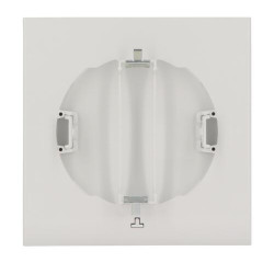 Grille de ventilation design NEOLIA® spéciale gaz, Ø 125, anthracite, en PVC
