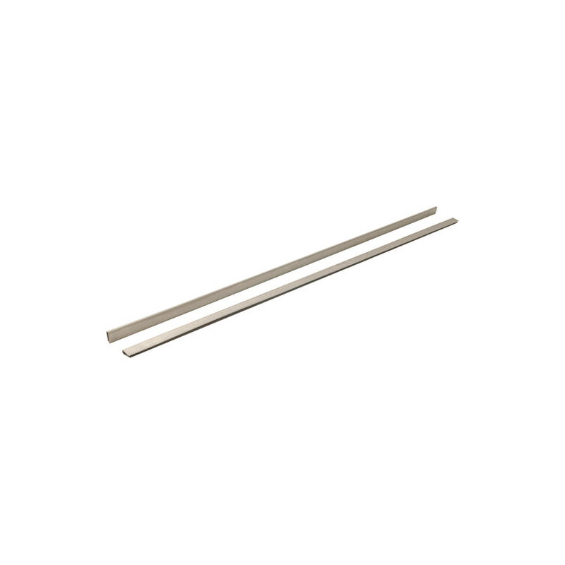 Feuillure inox long.1000 ep.07 pour can177