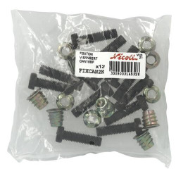 Fixation vis et insert pour can15bf