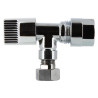 Coude robinet fluxo®, pour réservoir de WC, Ø 16 , 38" (12/17), chromé