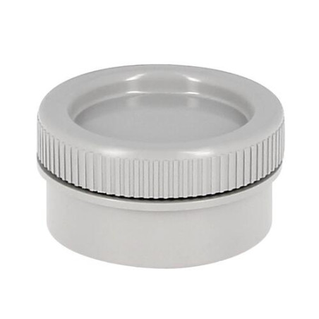 Tampon de visite mâle-femelle Ø80 gris gouttière