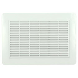 Grille applique 200 rectang.blanche