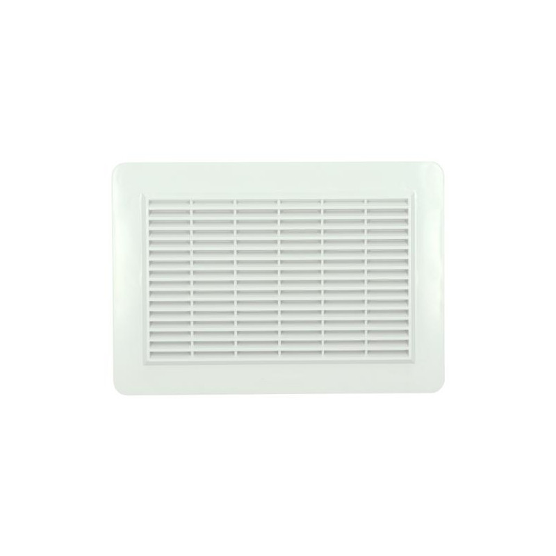 Grille applique 200 rectang.blanche
