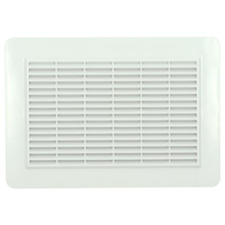 Grille applique 200 rectang.blanche