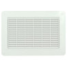 Grille applique 200 rectang.blanche