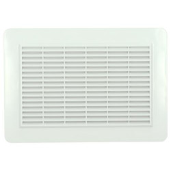 Grille applique 200 rectang.blanche