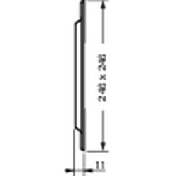 Gril.appliq.blanc.150 carrée moustiq
