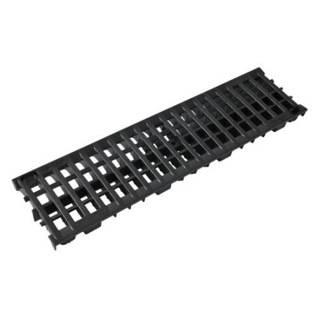 Grille de synthèse caillebotis 0.5m l.130 B125 noire