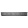 Grille galvanisé , design "petits carrés", largeur intérieure 100 mm, L. 1 m, A15