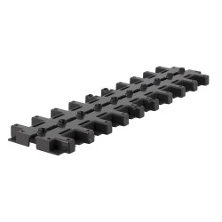Grille a fente invisible PVC 0,5m - 130mm