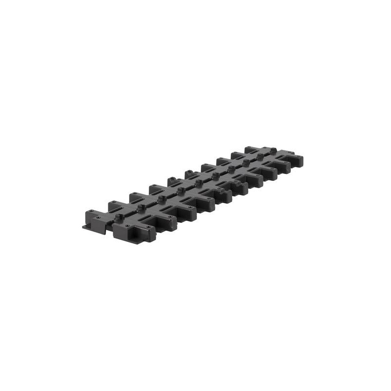 Grille a fente invisible PVC 0,5m - 130mm