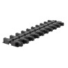 Grille a fente invisible PVC 0,5m - 130mm