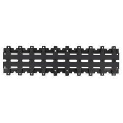Grille a fente invisible PVC 0,5m - 130mm