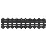 Grille a fente invisible PVC 0,5m - 130mm