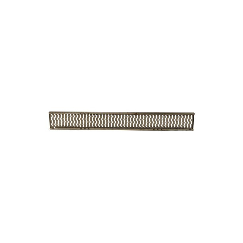 Grille inox 999x128x1.5 modele heel