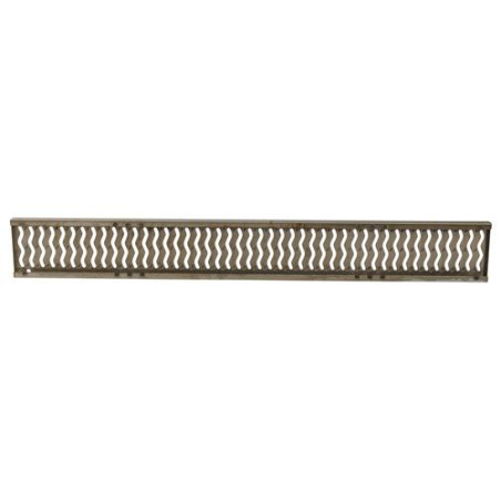Grille inox 999x128x1.5 modele heel
