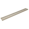 Grille inox 999x128x1.5 modele heel