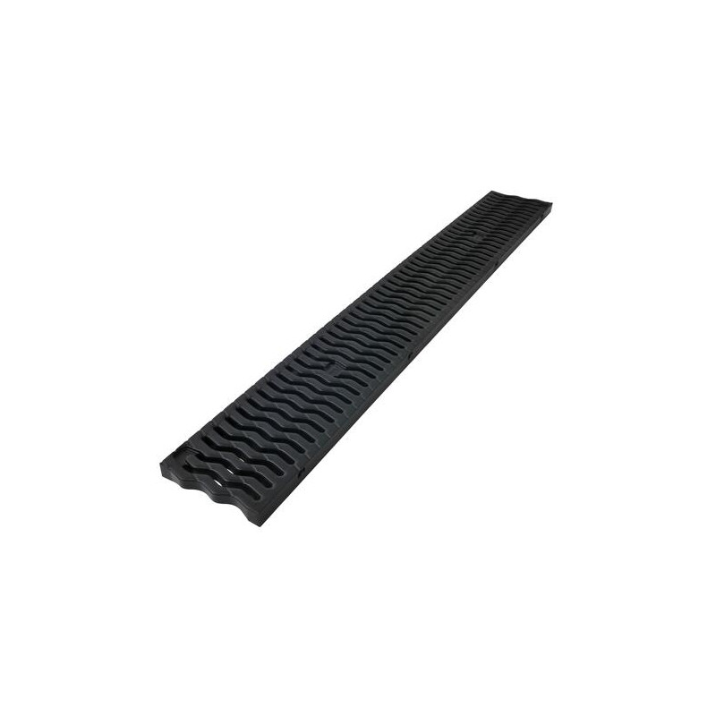 Grille PP noir 15 % talc
