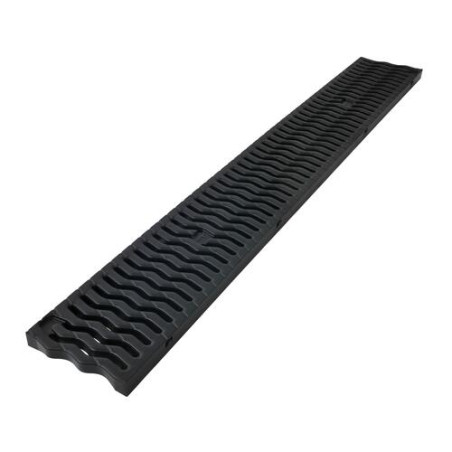 Grille PP noir 15 % talc
