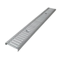 Grille passerelle 1 m, largeur 128, en acier galvanisé A15