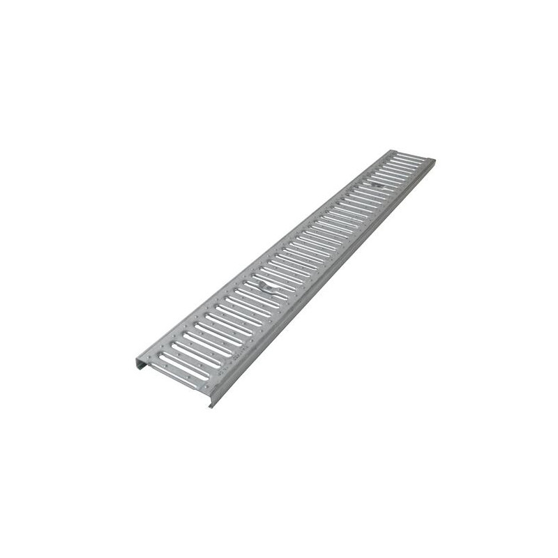 Grille passerelle 1 m, largeur 128, en acier galvanisé