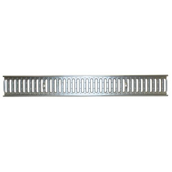 Grille passerelle 1 m, largeur 128, en acier galvanisé A15